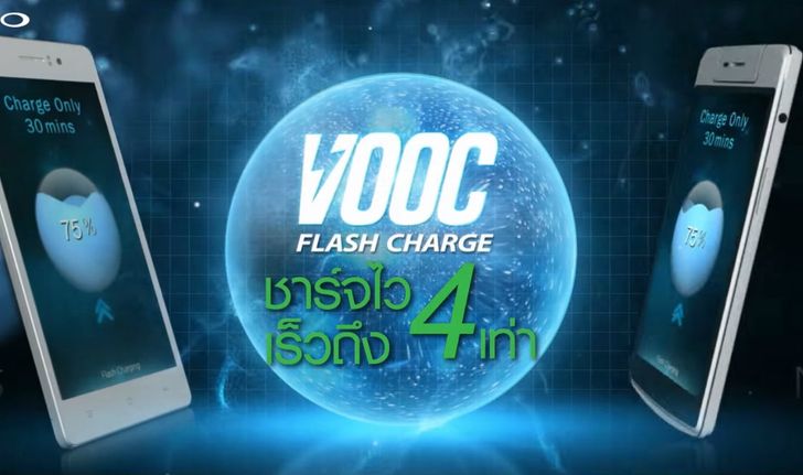 เทคโนโลยีชาร์จเร็ว 4 เท่า VOOC Flash Charge ชวนแฟน OPPO ดูหนังฟรี!!!!