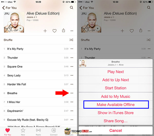 วิธีการดาวน์โหลดเพลงจาก Apple Music มาฟังแบบออฟไลน์ ไม่ต้องใช้อินเทอร์เน็ต  ทำอย่างไร มาดูกัน