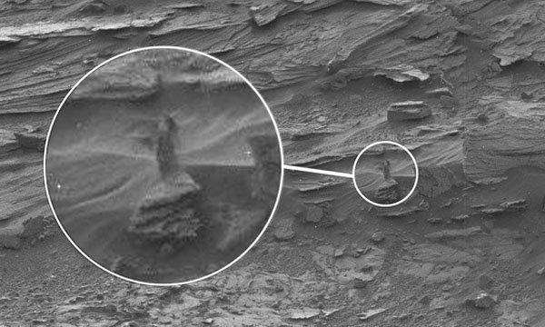 ฮือฮาจากนอกโลก ยานสำรวจอวกาศนาซ่า จับภาพผู้หญิงบนดาวอังคาร