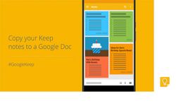 Google Keep เพิ่มความสามารถคัดลอกข้อความเข้า Google Docs ใน Android