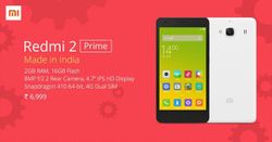 Xiaomi เปิดตัว Redmi 2 Prime ราคาเบา ๆ พร้อมขายในอินเดีย