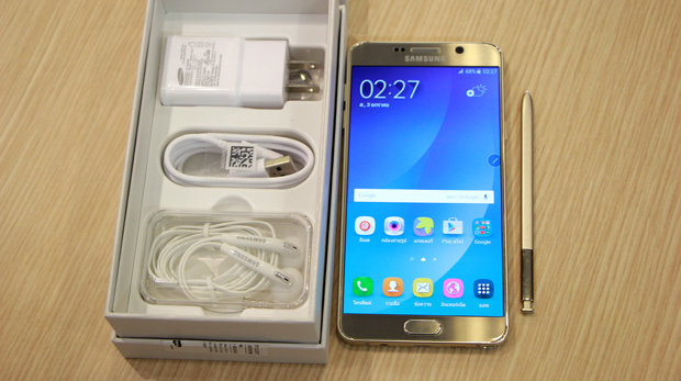 [พรีวิว] Samsung Galaxy Note 5 สมาร์ทโฟนดีไซน์หรูตัวจริงก่อนใคร