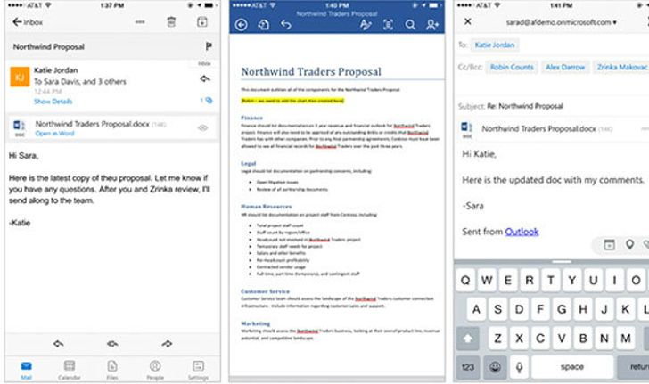Microsoft เพิ่มการแก้ไข Office For iOS จาก Outlook for iOS ใช้งานได้แล้วตั้งแต่วันนี้