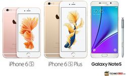 เปรียบเทียบสเปค Samsung Galaxy Note 5 vs iPhone 6S vs iPhone 6S Plus ซื้อรุ่นไหนดี ?