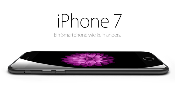 ภาพคอนเซปท์ iPhone 7 แบบไร้ช่องเสียบหูฟัง มาพร้อมกล้องด้านหลัง 15 ล้านพิกเซล