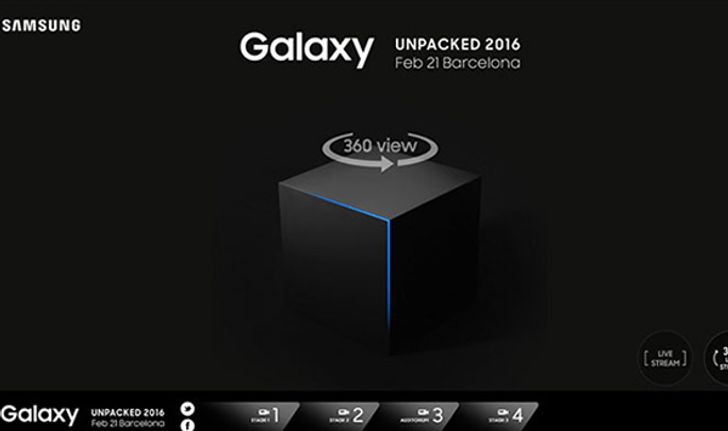 Samsung เตรียมทำการถ่ายทอดสดเปิดตัว Galaxy S7 แบบ 360 องศา