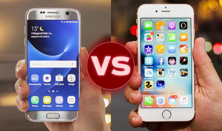 เปรียบเทียบสเปค Samsung Galaxy S7 vs iPhone 6S มือถือเรือธงต่างสายพันธุ์