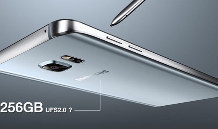 Samsung Galaxy Note 6 อาจเป็นสมาร์ทโฟนรุ่นแรกที่ใช้หน่วยความจำ 256GB