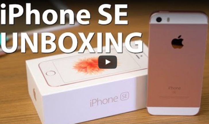 เมืองนอกเริ่มแกะกล่อง iPhone SE ให้เราได้เห็นแล้ว (คลิป)