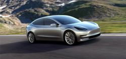 Testla เผยโฉม Tesla Model 3 รถยนต์พลังงานไฟฟ้า เคาะราคาที่ล้านต้นๆ วางจำหน่ายปลายปีหน้า