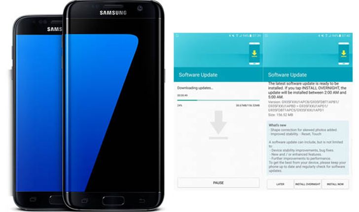 Samsung ปล่อย Update ของ Galaxy S7 แก้ไขเรื่องความเสถียรและทัชหน้าจอ