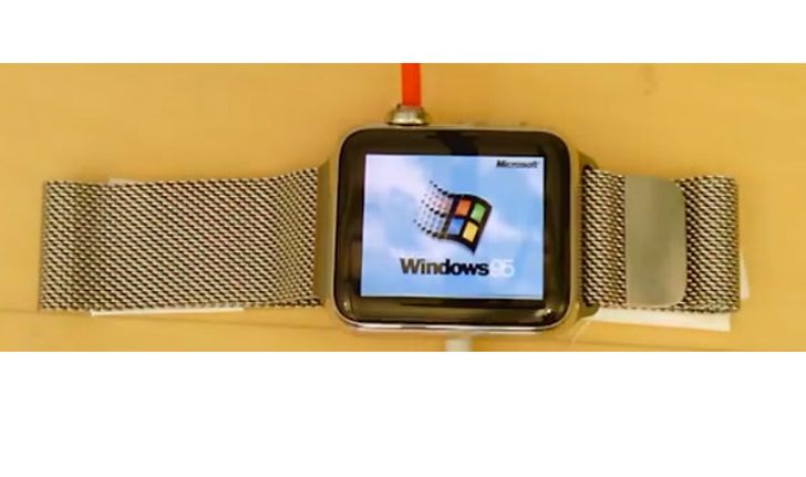 ลองไหม เมื่อ Apple Watch ลง Windows 95 ได้