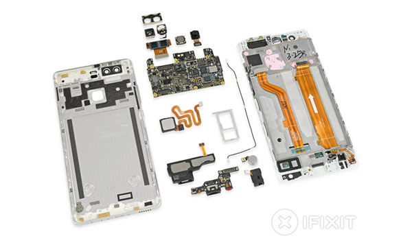 iFixit ให้คะแนนความง่ายต่อการซ่อมของ Huawei P9 อยู่ที่ 7 เต็ม 10