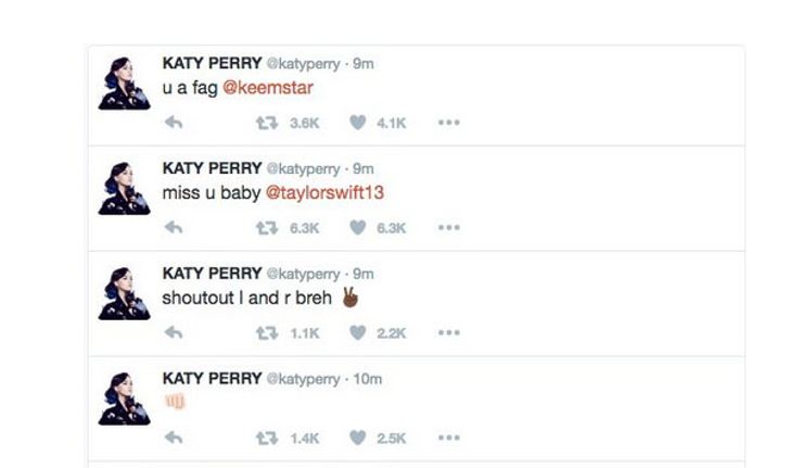 นักร้องดัง Katy Perry ถูก Hack แอคเคาท์ Twitter