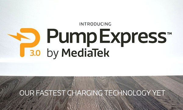 MediaTEK พัฒนาระบบชาร์จไฟเร็ว Pump Express 3.0 แค่ชาร์จ 20 นาทีได้ไฟใช้งาน 70%