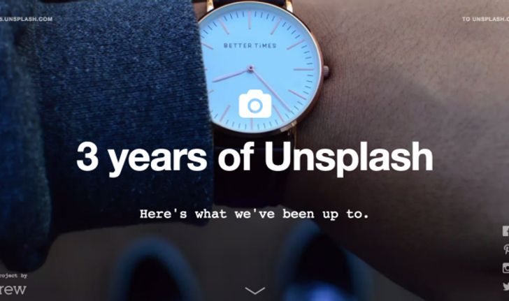 เว็บแจกภาพฟรี Unsplash ครบรอบ 3 ปี มีภาพให้ใช้งานมากกว่า 8 หมื่นภาพแล้ว