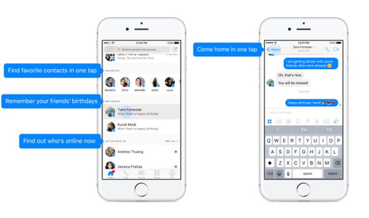 Facebook ปรับหน้าตา Messenger ใหม่ บน iOS ใช้งานกว่าเดิม