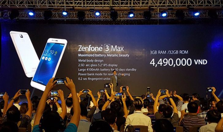 ASUS เคาะราคา ASUS Zenfone 3 Laser และ Zenfone 3 Max ในเวียดนามแล้ว
