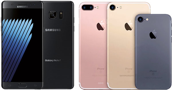 เปรียบเทียบ Galaxy Note 7 และ iPhone 7 สองเรือธงสุดล้ำแห่งยุค! รวมสเปคทั้งหมดก่อนเปิดตัว