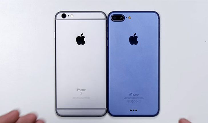 ภาพเครื่อง iPhone 7 Plus สีน้ำเงิน(ม็อคอัพ) มาให้ชมกันครับ
