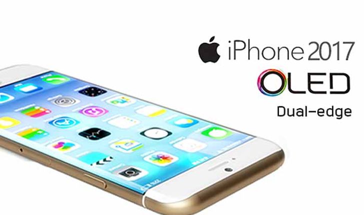 iPhone ปี 2017 จะมาพร้อมกับหน้าจอแบบ OLED ขอบโค้งทั้งสองด้าน