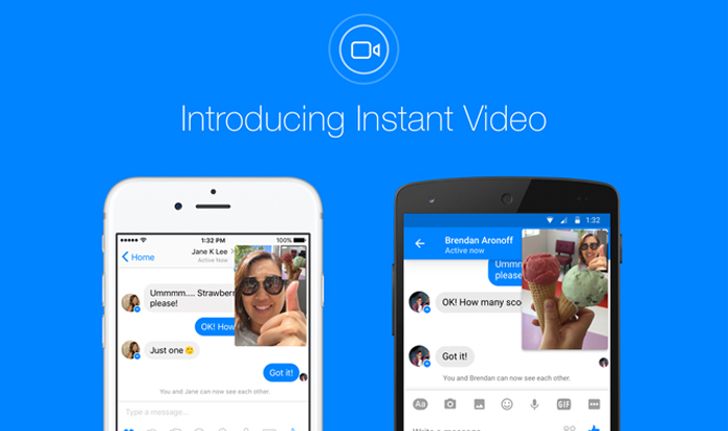 Facebook Messenger เพิ่มลูกเล่น Instant Video คุยเห็นหน้าไปพิมพ์ไปได้