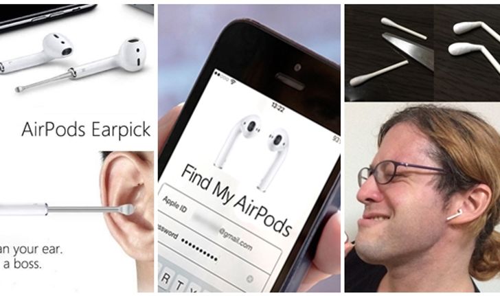 10 ไอเดียที่ชาวเน็ตเอามาล้อเลียนเกี่ยวกับ AirPods หูฟังไร้สายใหม่ล่าสุดจาก Apple