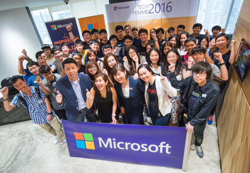 ไมโครซอฟท์จุดประกายคนรุ่นใหม่ก้าวสู่อุตสาหกรรมไอที ผ่านโครงการ TechFemme Thailand 2016