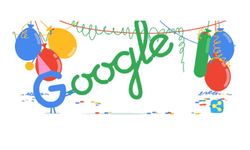 Google เปลี่ยน Doodle ใหม่เป็นการฉลองครบรอบ 18 ปีกำเนิด Google