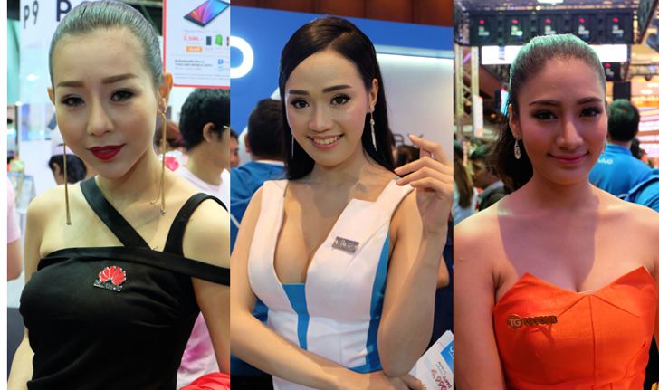 รวมภาพพริตตี้แจ๋ม ๆ ในงาน Thailand Mobile Expo 2016 ปลายปี