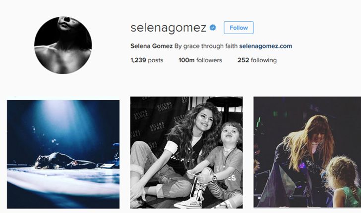 เปิด Instagram ของนักร้องสาว Selena Gomez  ไอจีที่มีคนตามมากที่สุดในโลก!!