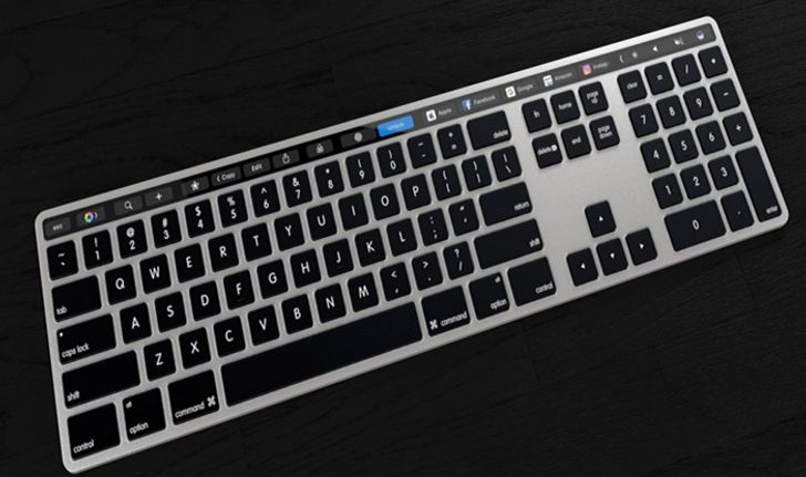 ยลโฉมภาพ Render ของ Magic Keyboard ที่จะมี Touch Bar