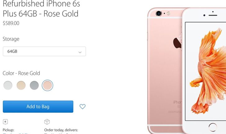 Apple เปิดขายเครื่อง iPhone รีเฟอร์บิช (Refurbished) เป็นครั้งแรก