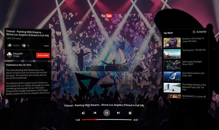 YouTube VR เปิดให้โหลดใน Google Play Store