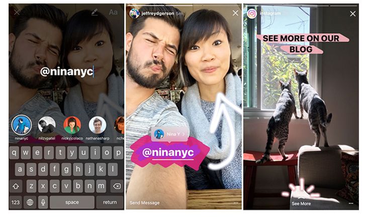 Instagram เพิ่มความสามารถของ Boomerang Video และ Link ใน Memories