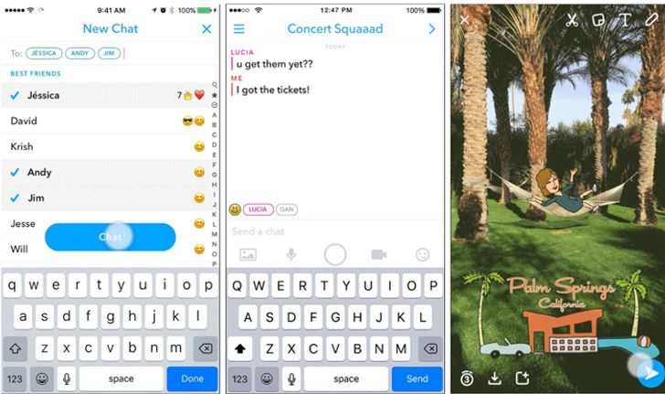 Snapchat เพิ่มฟีเจอร์แชทกลุ่มสูงสุด 16 คน