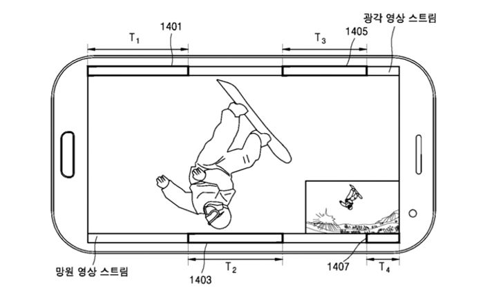 หลุดภาพสิทธิบัตรการตั้งค่ากล้องคู่ของ Samsung