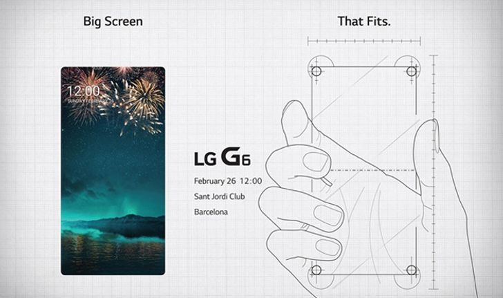 เผยภาพ Teaser LG G6 ที่แสดงให้ถึงหน้าจอใหญ่แต่ถือง่าย