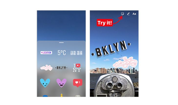 Instagram เผยฟีเจอร์ Geostickers ให้แสดงสติ๊กเกอร์ตามสถานที่