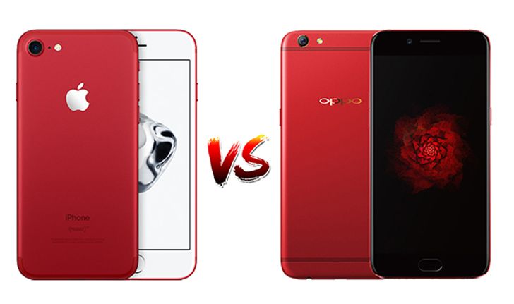 เปรียบเทียบ iPhone 7 RED และ OPPO R9s Red Edition สองสมาร์ทโฟนสีแดงที่ร้อนแรงที่สุด