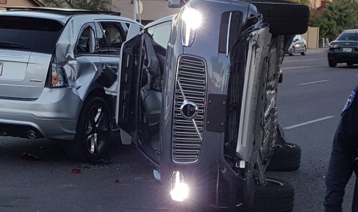 Uber ระงับโครงการรถยนต์ไร้คนขับชั่วคราว เพราะ เกิดอุบัติเหตุในสหรัฐอเมริกา