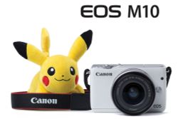 บ็อกซ์เซ็ตใหม่มาแล้ว!! แคนนอน EOS M10 พร้อมที่รัดสายคล้องคอ “ปิกาจู”