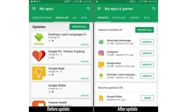 Google Play Store อัปดทหน้าตาใหม่จัดการ Apps ง่ายกว่าเดิม