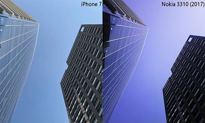 เทียบภาพถ่าย iPhone 7 และ Nokia 3310 (2017) เรือธงรุ่นล่าสุด กับตำนานในเวอร์ชันใหม่แบบช็อตต่อช็อต
