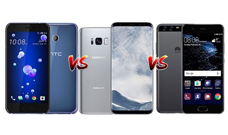 เปรียบเทียบ HTC U11, Galaxy S8+ และ Huawei P10 Plus สามสมาร์ทโฟนเรือธงรุ่นเด็ดกับกล้องระดับท็อป