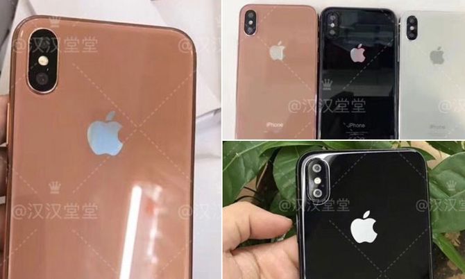 เผยภาพ iPhone 8 เครื่องดัมมี่สีใหม่ Copper Gold และบอดี้แบบกระจก