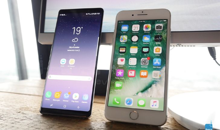 เปรียบเทียบ Samsung Galaxy Note 8 VS Samsung Galaxy S8+ VS iPhone 7 Plus