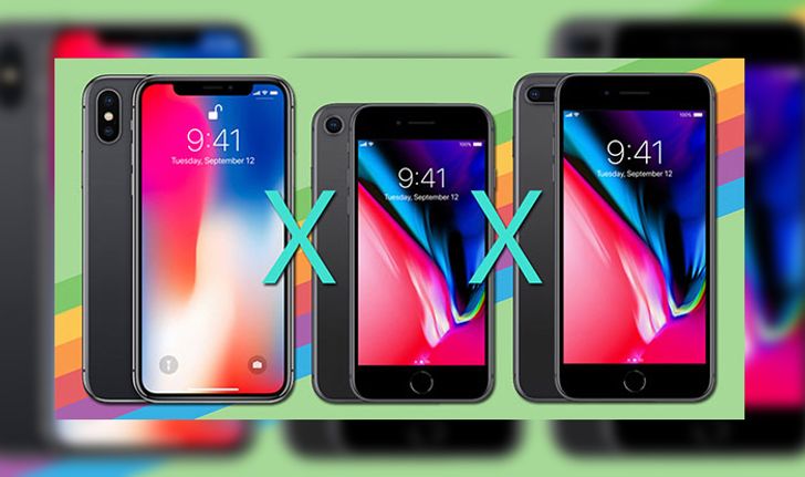 เปรียบเทียบ iPhone X กับ iPhone 8 และ iPhone 8 Plus เรือธงรุ่นล่าสุดจาก Apple แตกต่างกันแค่ไหน