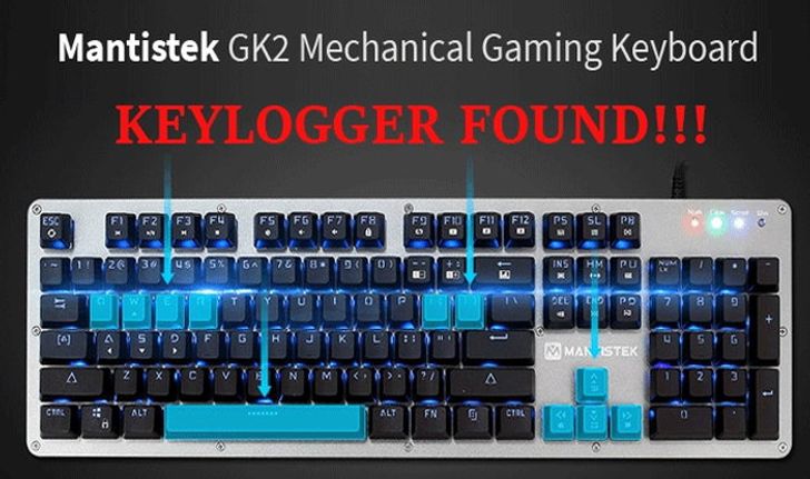 ระวัง ซื้อคีย์บอร์ดแถมมัลแวร์ พบ Mantistek GK2 ดักการพิมพ์ส่งขึ้นเน็ต แต่ยังไม่ใช่ Keylogger