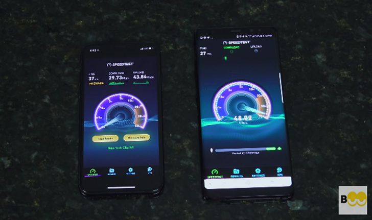 Note 8 vs iPhone X เทียบความเร็วเน็ตระดับ Gigabit LTE รุ่นไหนเล่นเน็ตได้เร็วกว่า มาดูกัน!